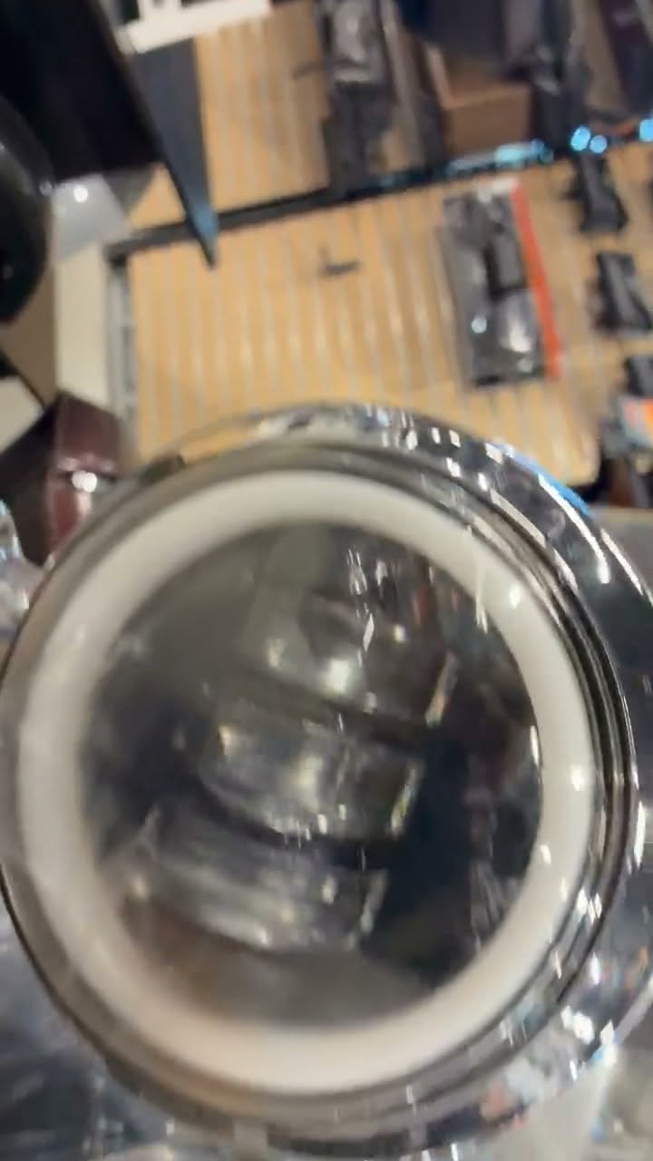 Part 1. Minor headlight restoration repair to fix deep scratches on the headlights of this Harley-Davidson.