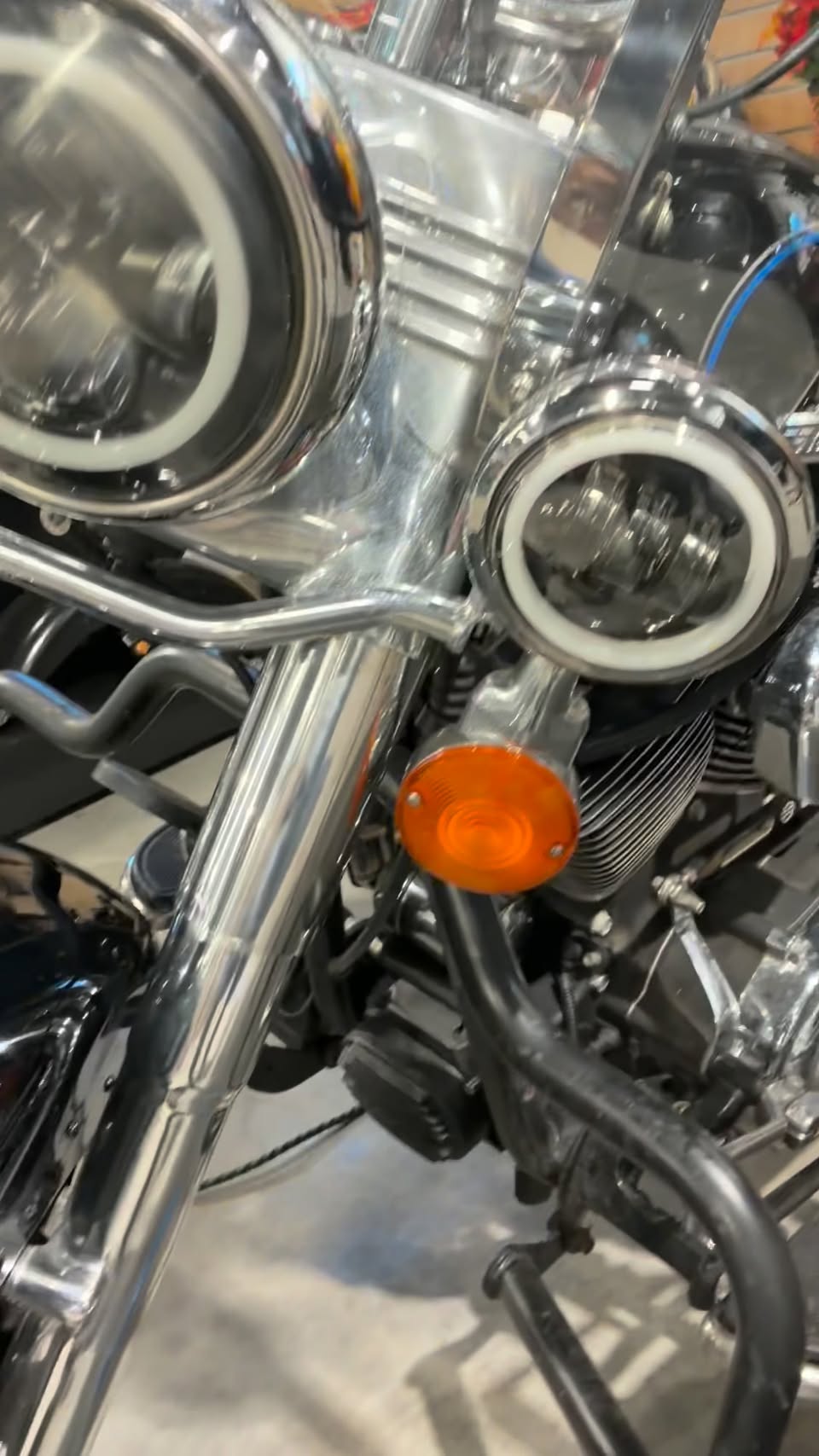 Part 2. After video of Motorcycle Fork Restoration on this Softail Heritage.